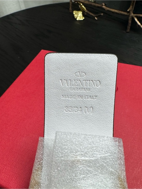 Valentino Garavani V-Logo Belt Leather White 85/34 main image 6